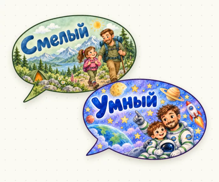 Речевые облачка «Мой папа» — фото 4