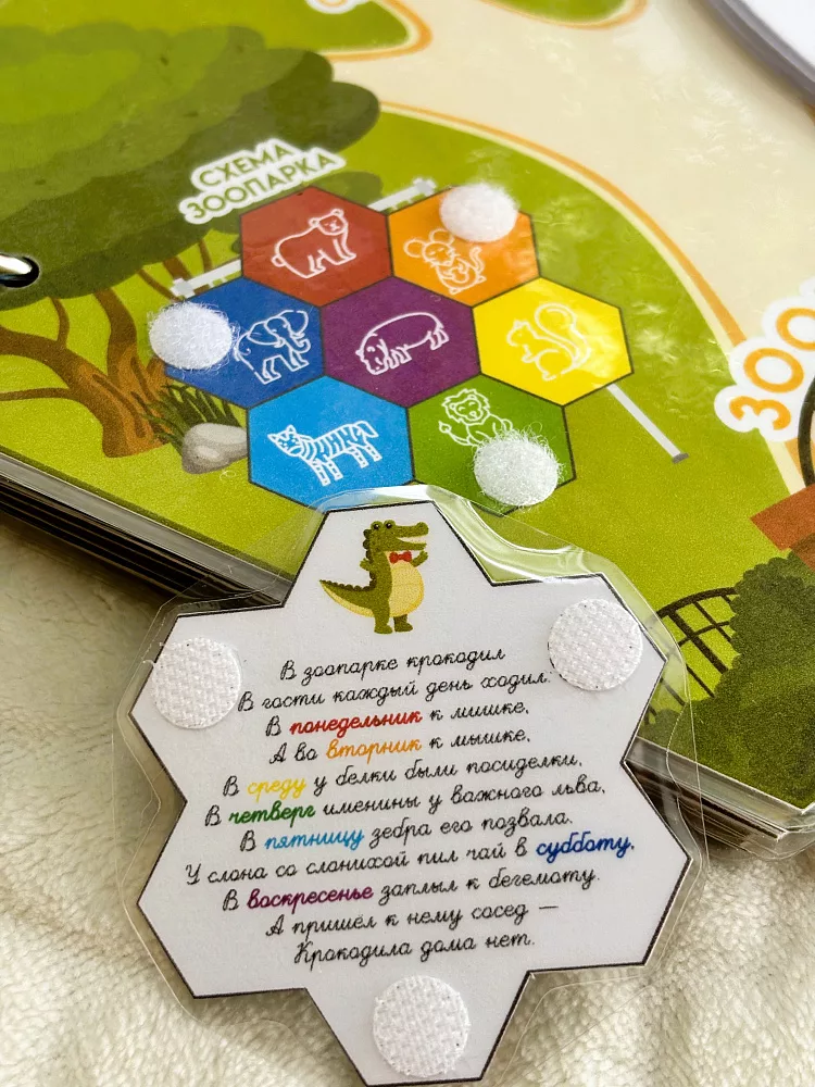 Дидактические игры Зоопарк - лэпбук трансформер — фото 6